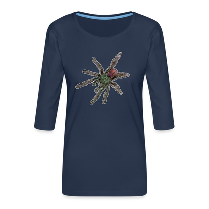 Frauen 3/4-Arm Shirt Caribena versicolor - Navy