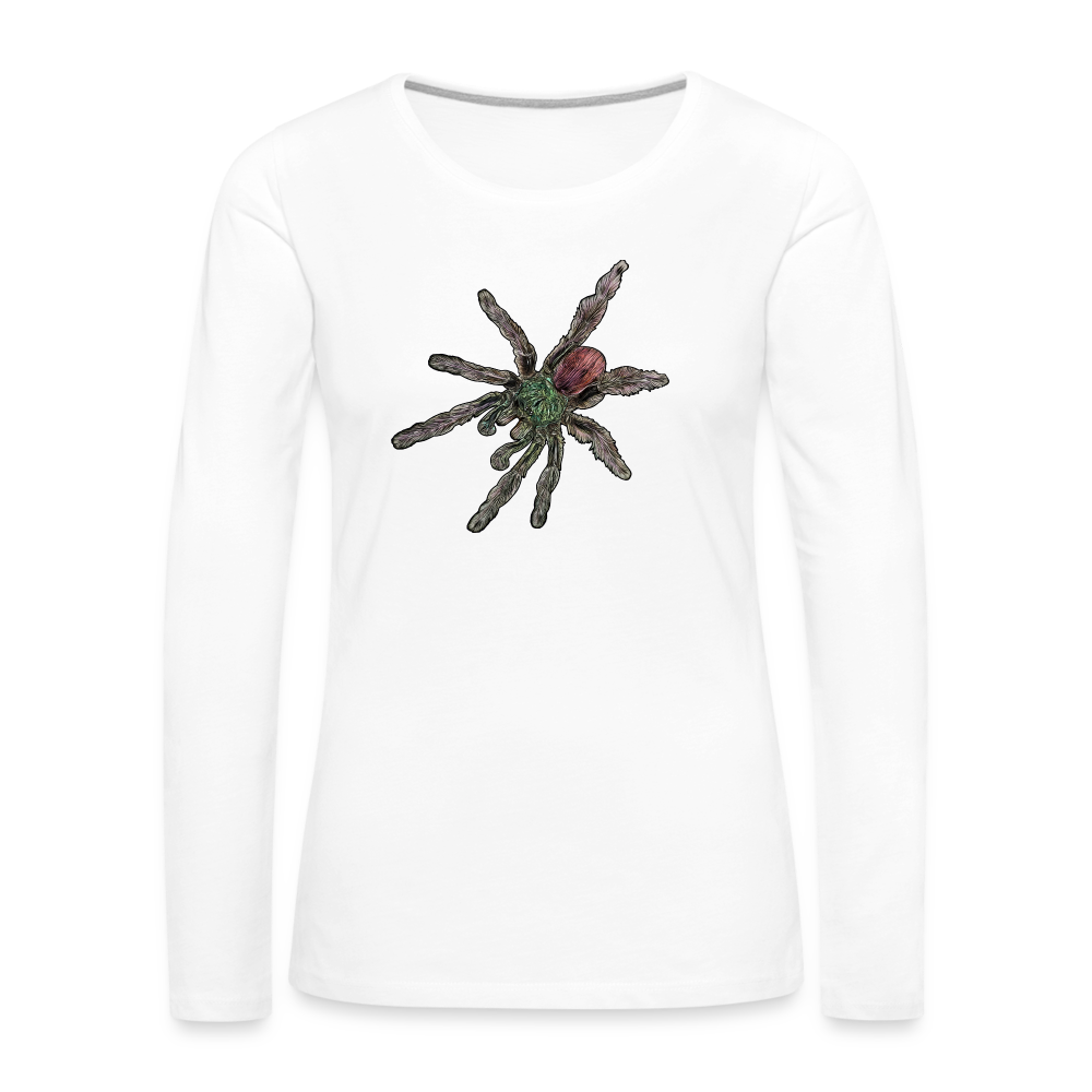 Frauen Longsleeve caribena versicolor - weiß