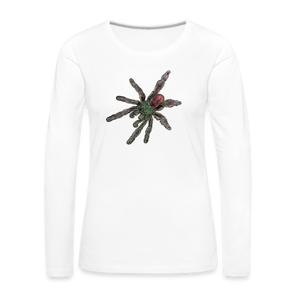 Frauen Longsleeve caribena versicolor - weiß