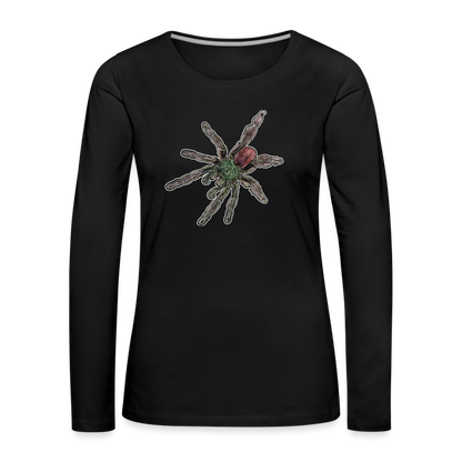 Frauen Longsleeve caribena versicolor - Schwarz