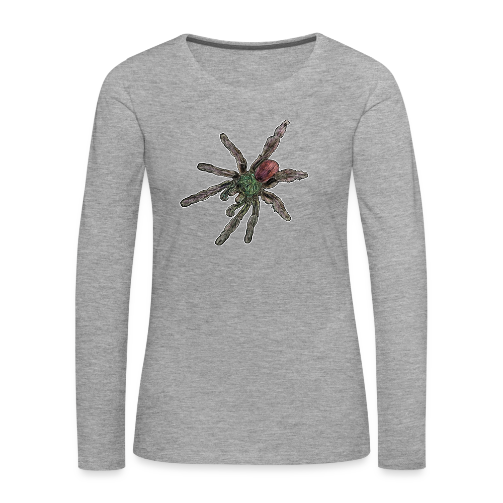 Frauen Longsleeve caribena versicolor - Grau meliert