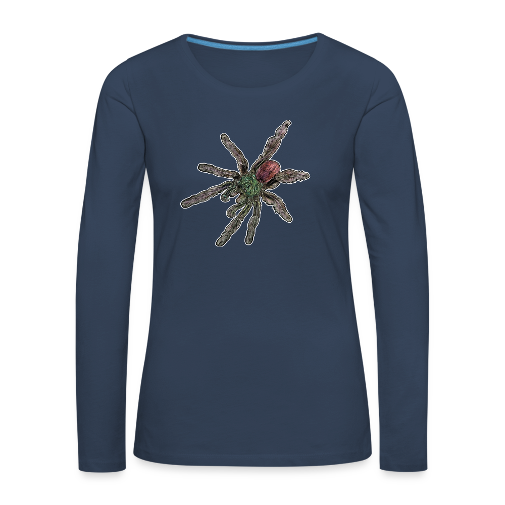 Frauen Longsleeve caribena versicolor - Navy