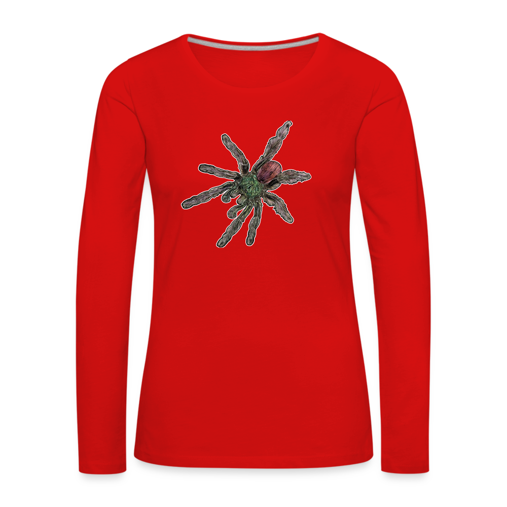 Frauen Longsleeve caribena versicolor - Rot