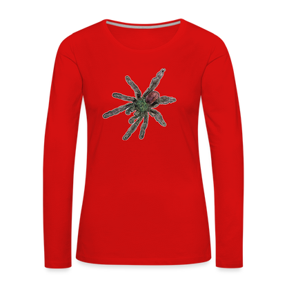 Frauen Longsleeve caribena versicolor - Rot