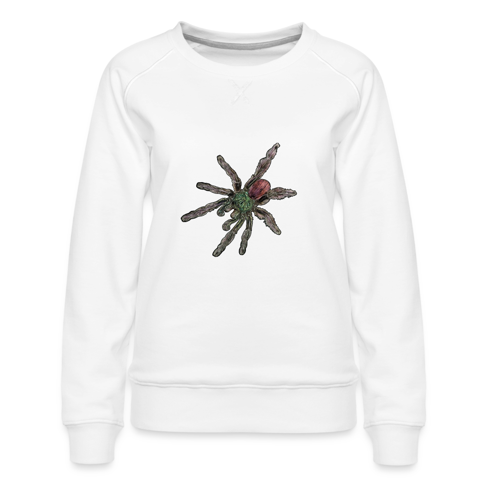 Frauen Pullover Caribena versicolor - weiß