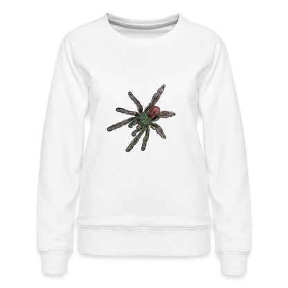 Frauen Pullover Caribena versicolor - weiß