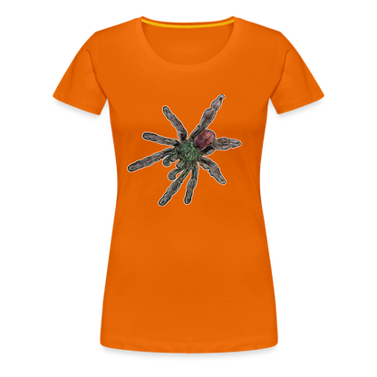 Frauen Basic T-Shirt Caribena versicolor - Orange