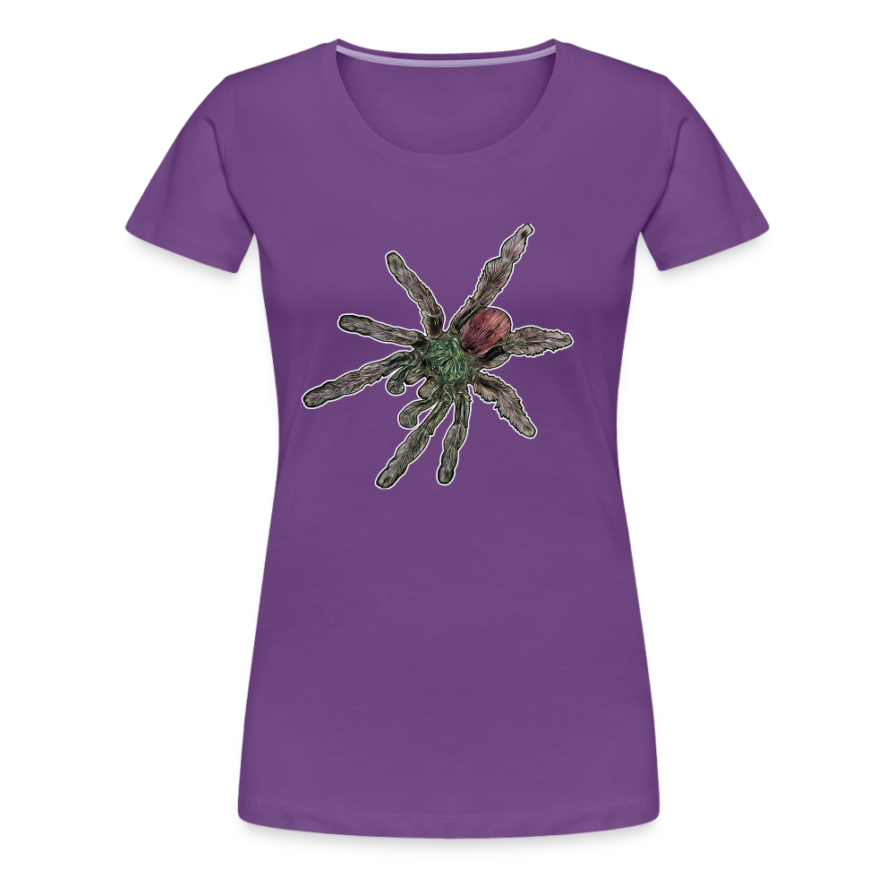 Frauen Basic T-Shirt Caribena versicolor - Lila