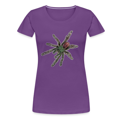 Frauen Basic T-Shirt Caribena versicolor - Lila