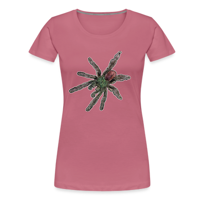 Frauen Basic T-Shirt Caribena versicolor - Malve