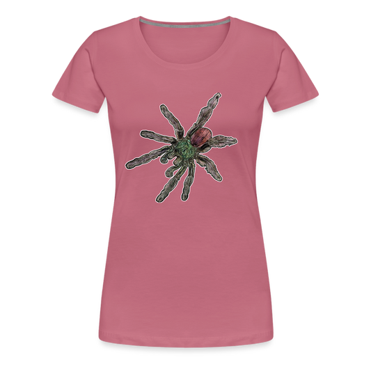 Frauen Basic T-Shirt Caribena versicolor - Malve