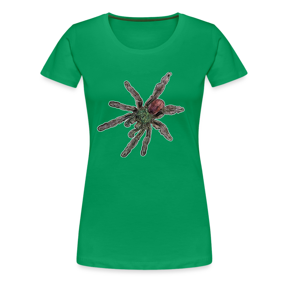 Frauen Basic T-Shirt Caribena versicolor - Kelly Green