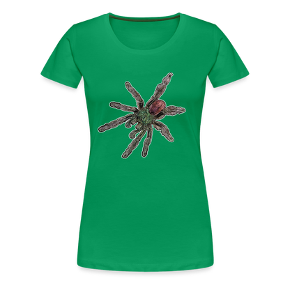 Frauen Basic T-Shirt Caribena versicolor - Kelly Green