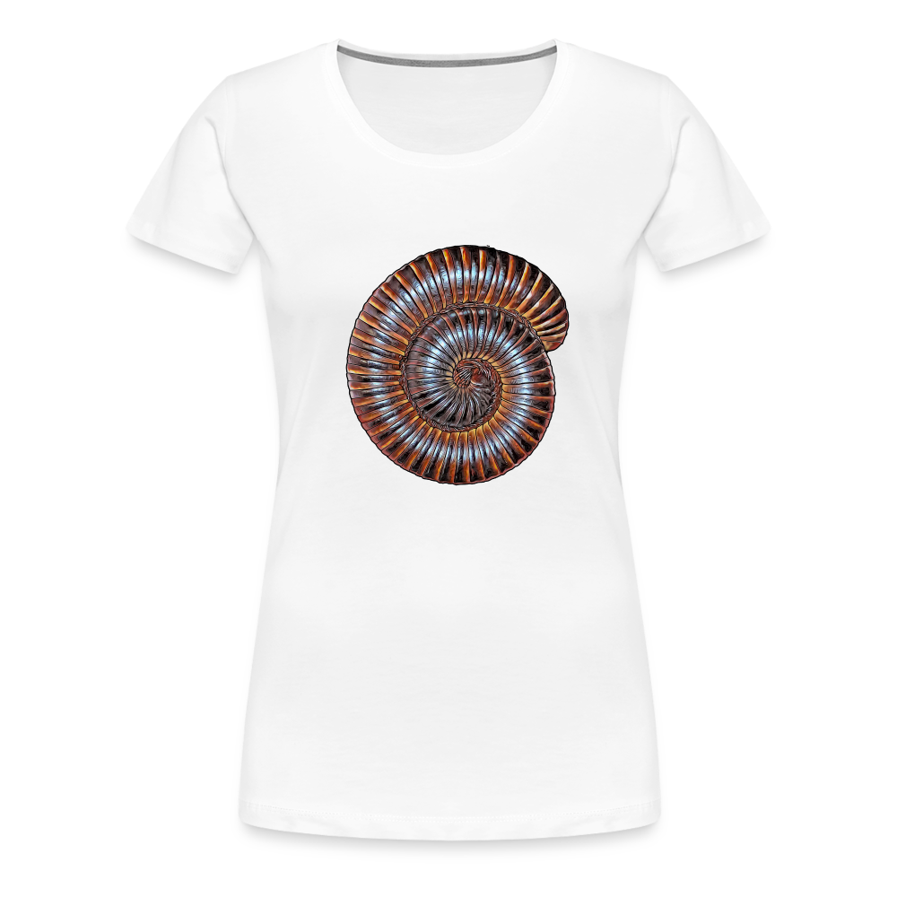 Frauen Basic T-Shirt Archispirostreptus gigas - weiß