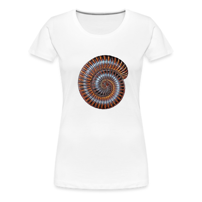 Frauen Basic T-Shirt Archispirostreptus gigas - weiß