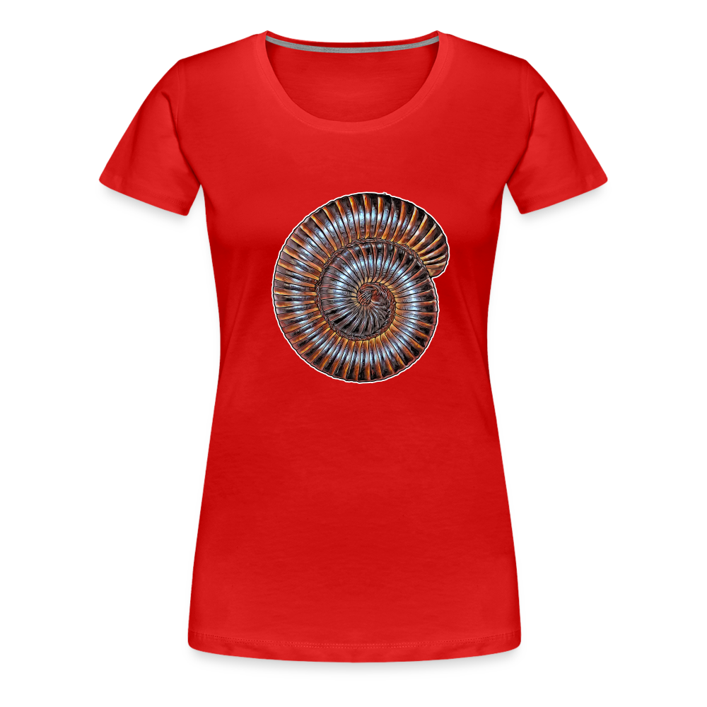 Frauen Basic T-Shirt Archispirostreptus gigas - Rot