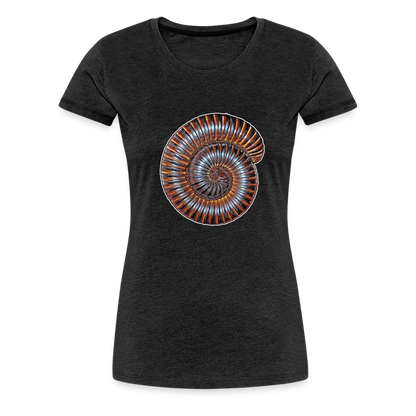 Frauen Basic T-Shirt Archispirostreptus gigas - Anthrazit