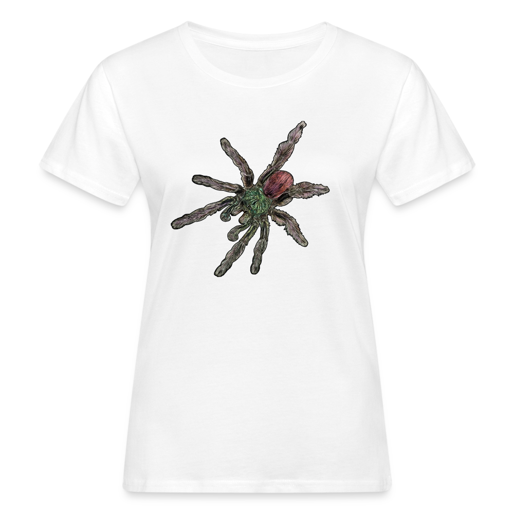 Frauen Bio-T-Shirt Caribena versicolor - weiß