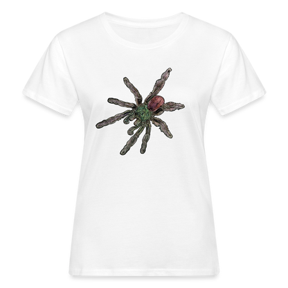 Frauen Bio-T-Shirt Caribena versicolor - weiß