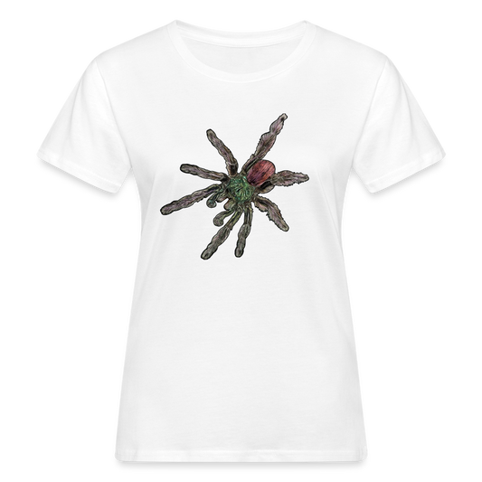 Frauen Bio-T-Shirt Caribena versicolor - weiß