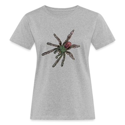 Frauen Bio-T-Shirt Caribena versicolor - Grau meliert