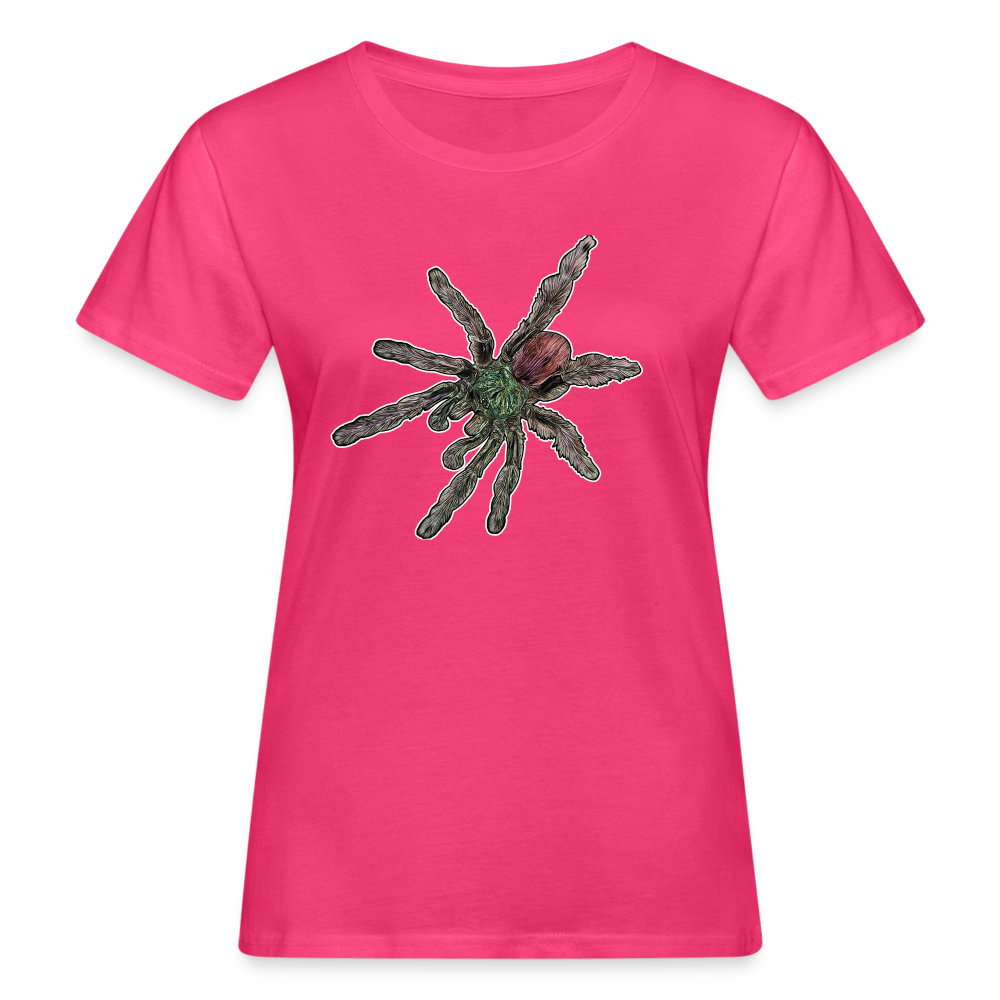 Frauen Bio-T-Shirt Caribena versicolor - Neon Pink