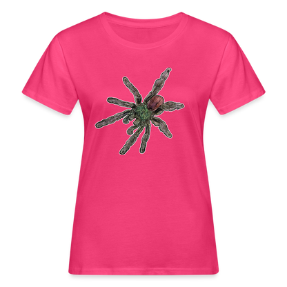 Frauen Bio-T-Shirt Caribena versicolor - Neon Pink