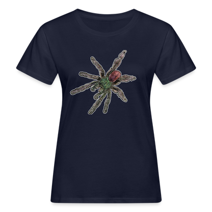 Frauen Bio-T-Shirt Caribena versicolor - Navy