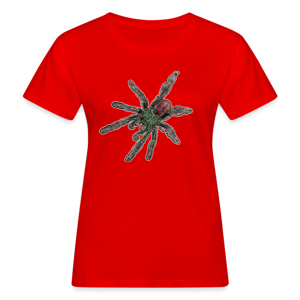 Frauen Bio-T-Shirt Caribena versicolor - Rot
