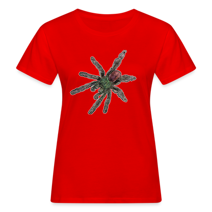 Frauen Bio-T-Shirt Caribena versicolor - Rot