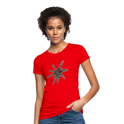 Frauen Bio-T-Shirt Caribena versicolor - Rot