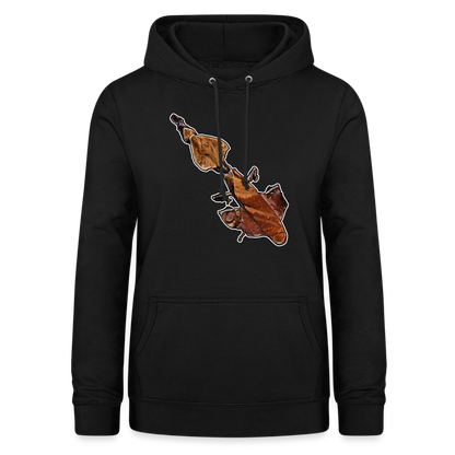 Frauen Freizeit-Hoodie Phyllocrania paradoxa female - Schwarz