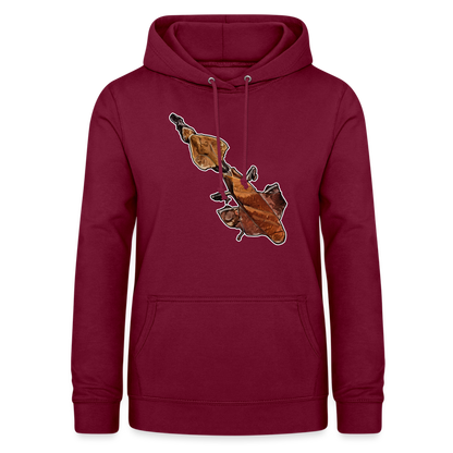 Frauen Freizeit-Hoodie Phyllocrania paradoxa female - Bordeaux