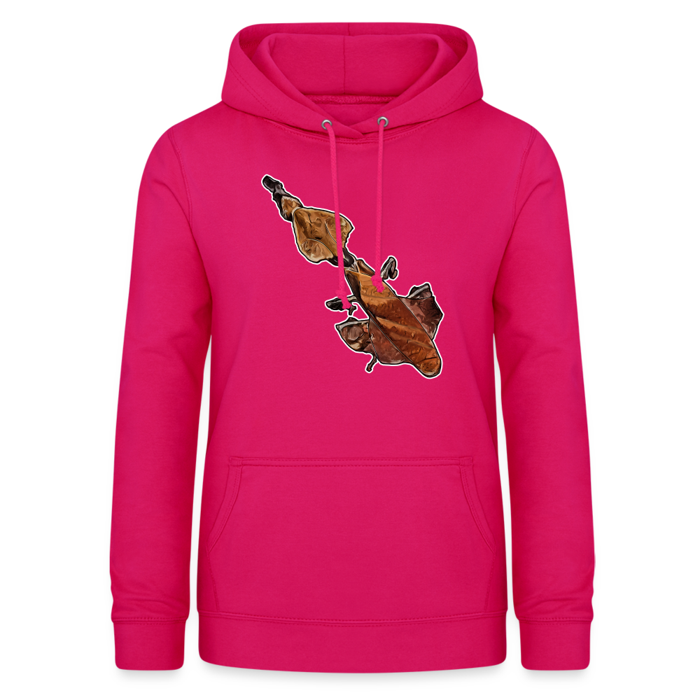Frauen Freizeit-Hoodie Phyllocrania paradoxa female - dunkles Pink