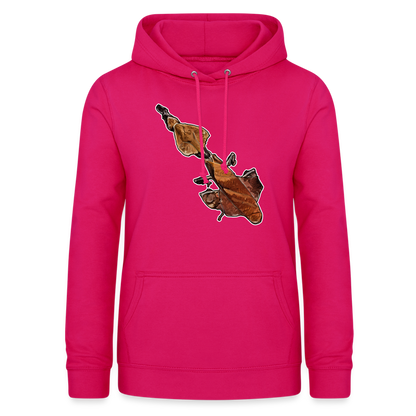 Frauen Freizeit-Hoodie Phyllocrania paradoxa female - dunkles Pink