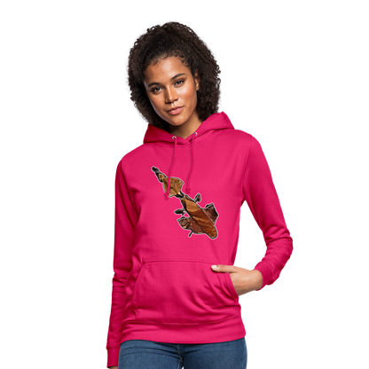 Frauen Freizeit-Hoodie Phyllocrania paradoxa female - dunkles Pink