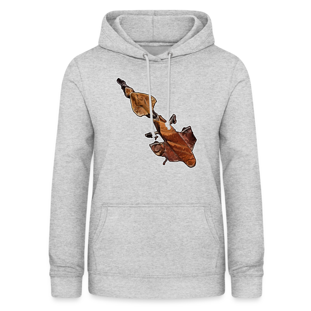 Frauen Freizeit-Hoodie Phyllocrania paradoxa female - Hellgrau meliert