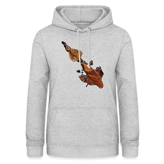 Frauen Freizeit-Hoodie Phyllocrania paradoxa female - Hellgrau meliert