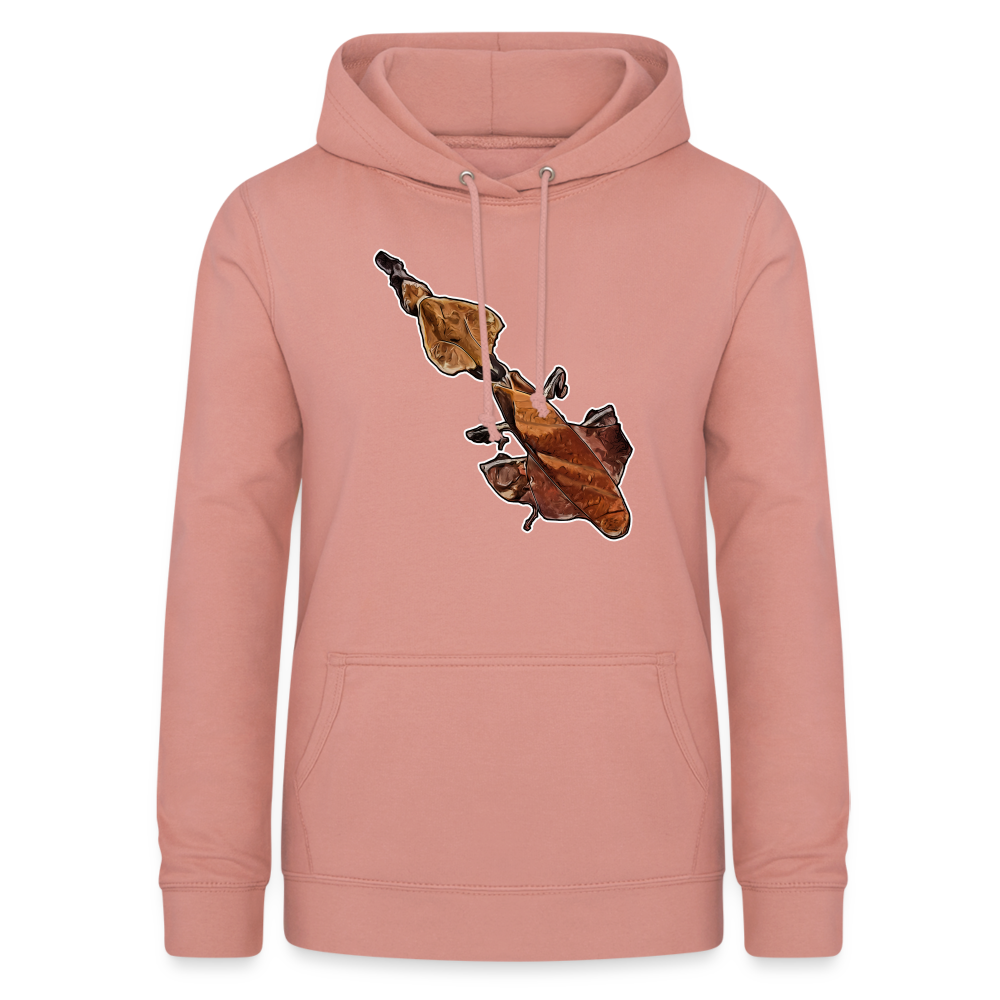 Frauen Freizeit-Hoodie Phyllocrania paradoxa female - Altrosa