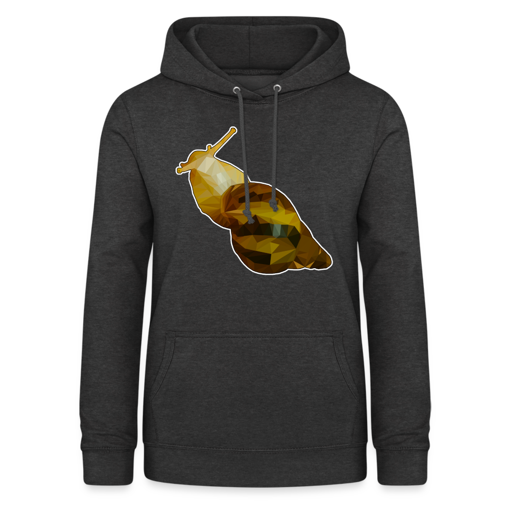 Frauen Freizeit-Hoodie Achatina reticulata Low Poly - Anthrazit