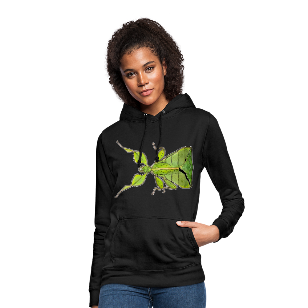Frauen Freizeit-Hoodie Phyllium philippinicum female - Schwarz