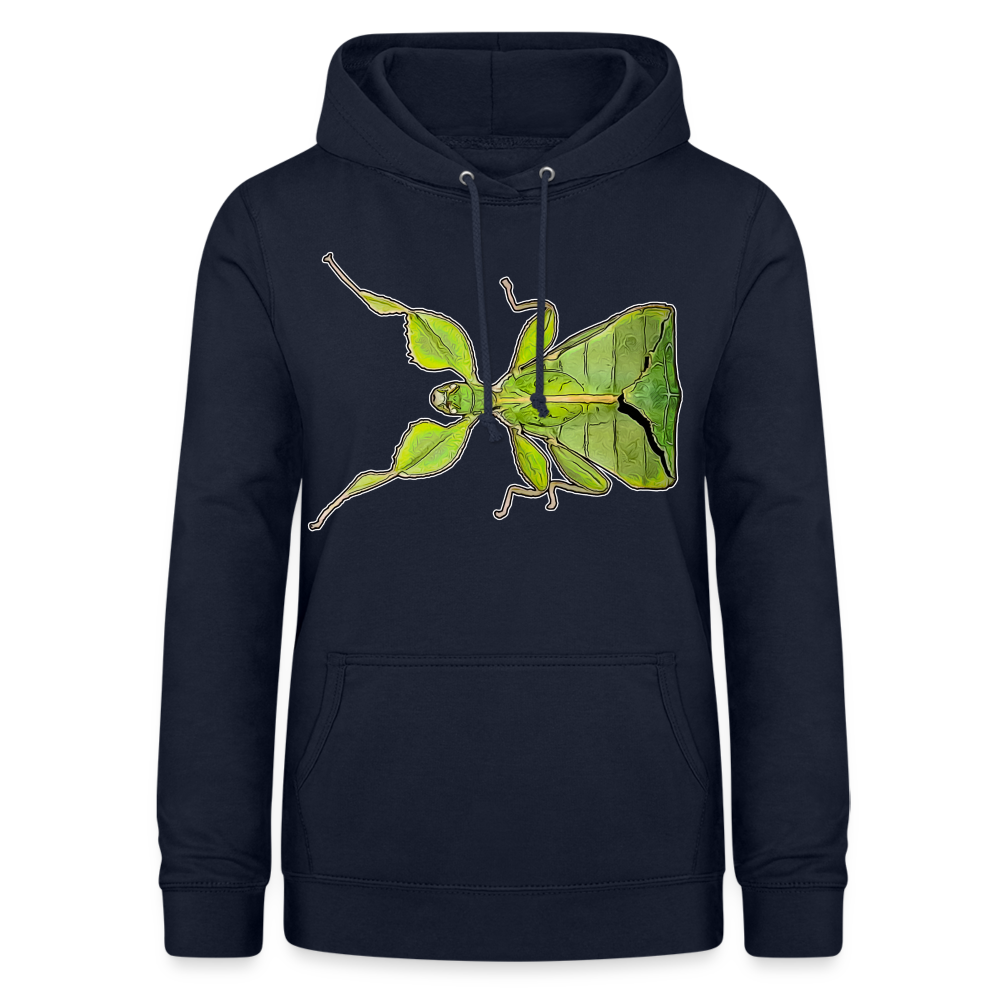 Frauen Freizeit-Hoodie Phyllium philippinicum female - Navy