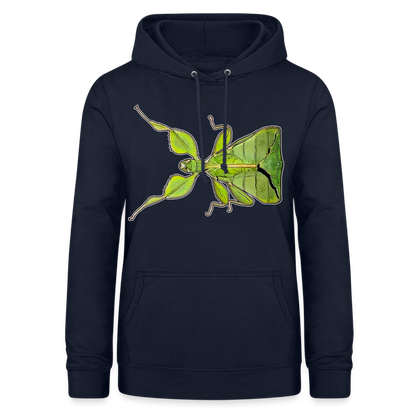 Frauen Freizeit-Hoodie Phyllium philippinicum female - Navy