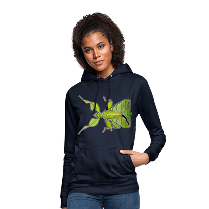 Frauen Freizeit-Hoodie Phyllium philippinicum female - Navy
