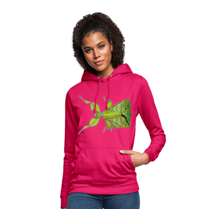 Frauen Freizeit-Hoodie Phyllium philippinicum female - dunkles Pink