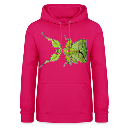 Frauen Freizeit-Hoodie Phyllium philippinicum female - dunkles Pink