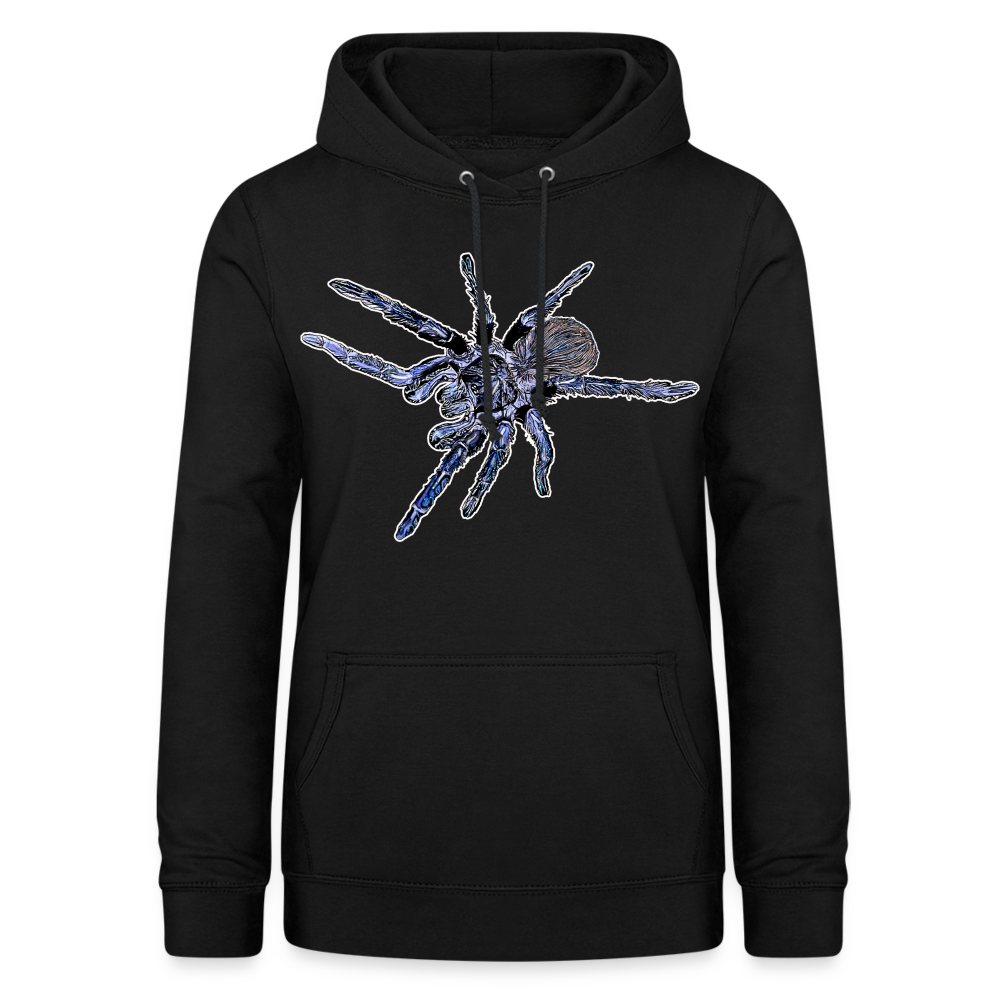 Frauen Freizeit-Hoodie Pterinopelma sazimai - Schwarz