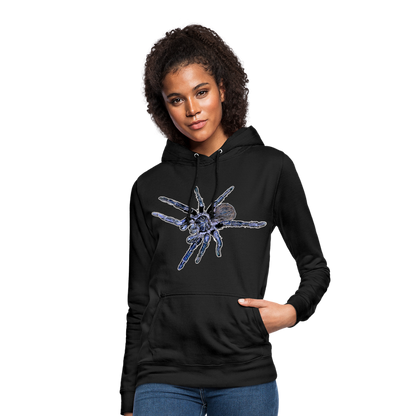 Frauen Freizeit-Hoodie Pterinopelma sazimai - Schwarz