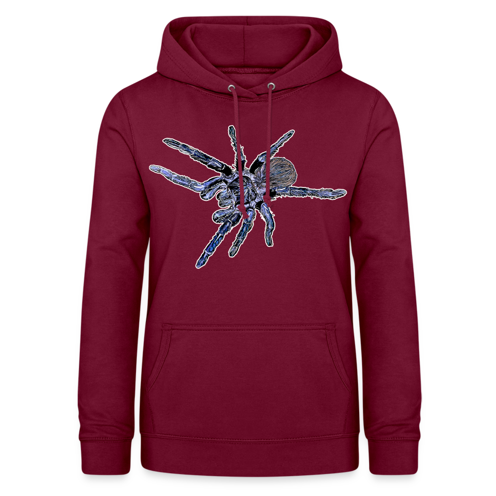 Frauen Freizeit-Hoodie Pterinopelma sazimai - Bordeaux