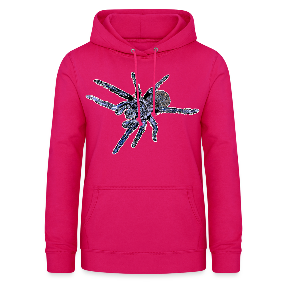 Frauen Freizeit-Hoodie Pterinopelma sazimai - dunkles Pink